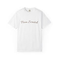 Handpainted Red Apple T-Shirt | 'From Scratch' Script Front